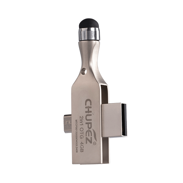 Chupez M-Series 4GB OTG USB Flash Drive – Dual Port Storage for Android, Tablets, and PCs